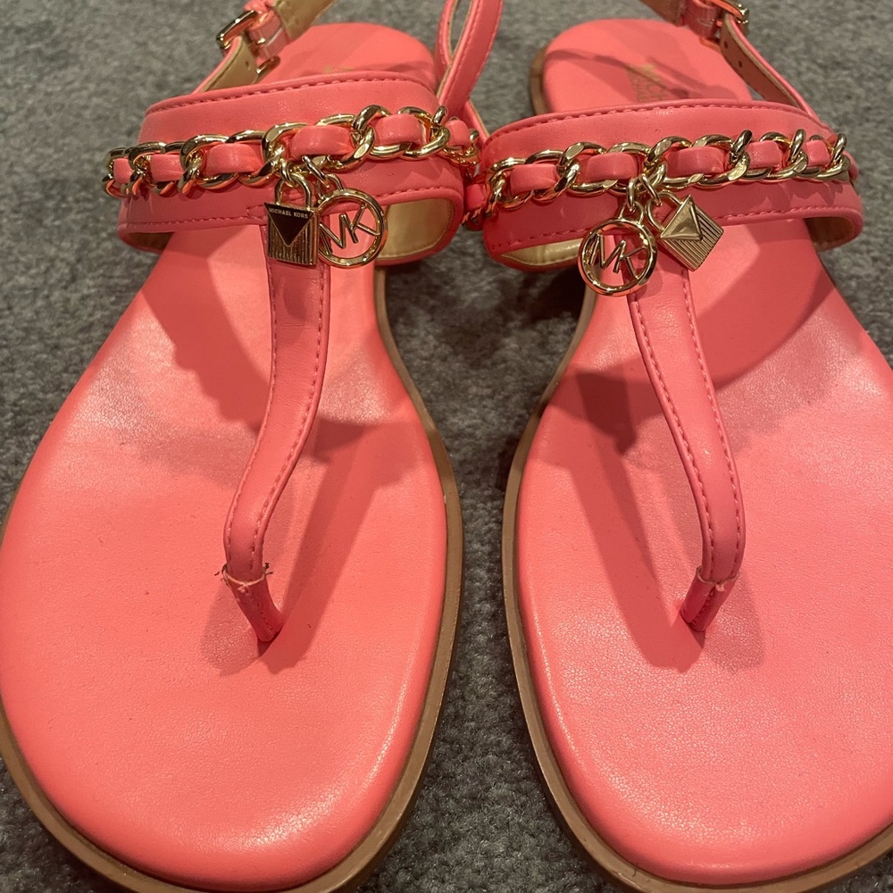 Michael Kors Coral Chain Sandals